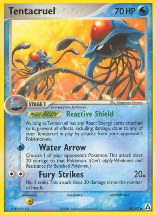 Tentacruel 45/92 - Legend Maker Reverse Holofoil