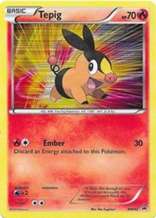 Tepig BW02/101 - BW Black Star Promos Holofoil