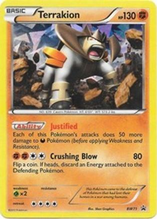 Terrakion BW71/101 - BW Black Star Promos Holofoil