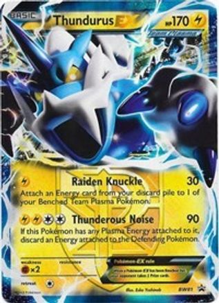 Thundurus-EX BW81/101 - BW Black Star Promos Holofoil