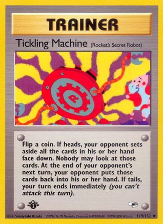 Tickling Machine 119/132 - Gym Heroes 1st Edition