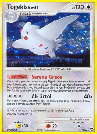 Togekiss 11/106 - Great Encounters Reverse Holofoil