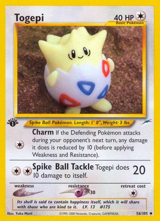 Togepi 56/105 - Neo Destiny 1st Edition