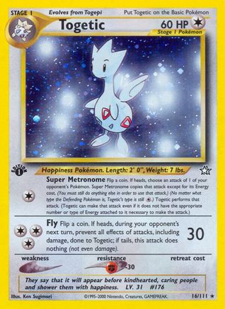 Togetic 16/111 - Neo Genesis Unlimited Holofoil