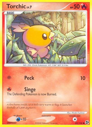 Torchic 89/106 - Great Encounters Reverse Holofoil