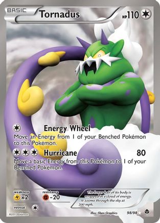 Tornadus 98/98 - Emerging Powers Holofoil