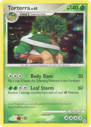 Torterra 17/130 - Diamond & Pearl Holofoil