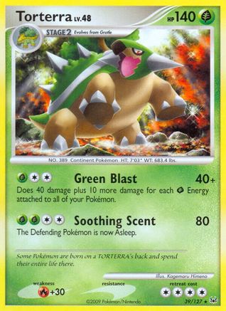 Torterra 39/127 - Platinum Reverse Holofoil