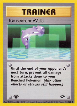 Transparent Walls 125/132 - Gym Challenge 1st Edition