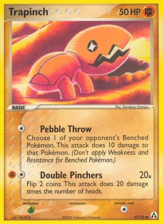 Trapinch 67/92 - Legend Maker Reverse Holofoil