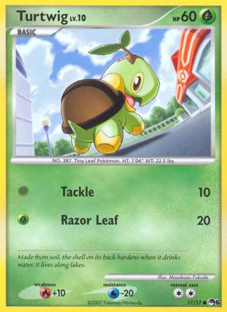 Turtwig 17/17 - POP Series 6 Holofoil