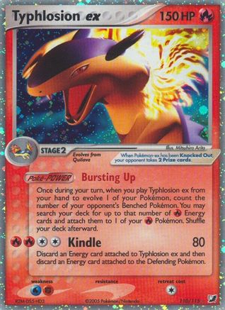 Typhlosion ex 110/115 - Unseen Forces Holofoil