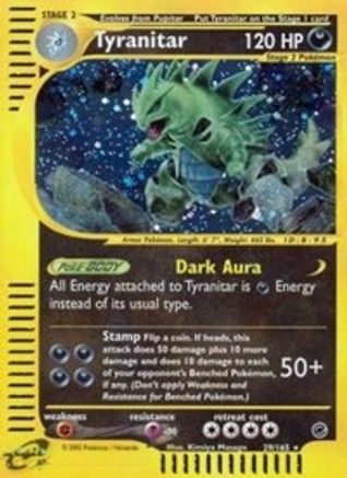 Tyranitar 29/165 - Expedition Base Set Holofoil