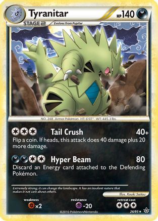 Tyranitar 26/95 - HSUnleashed