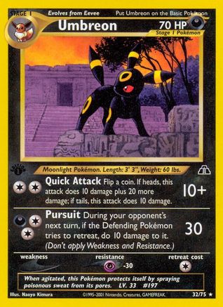 Umbreon 32/75 - Neo Discovery Unlimited