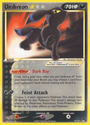 Umbreon ★ 17/17 - POP Series 5 Holofoil