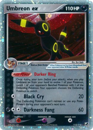 Umbreon ex 112/115 - Unseen Forces Holofoil