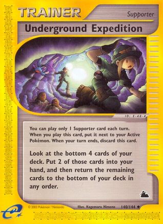 Underground Expedition 140/144 - Skyridge Reverse Holofoil