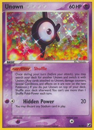 Unown K/115 - Unseen Forces Holofoil