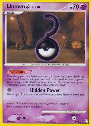 Unown ? 82/146 - Legends Awakened Reverse Holofoil