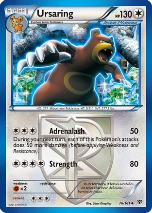 Ursaring 76/101 - Plasma Blast