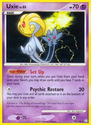 Uxie 43/146 - Legends Awakened Reverse Holofoil