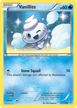 Vanillite 35/135 - Plasma Storm Reverse Holofoil