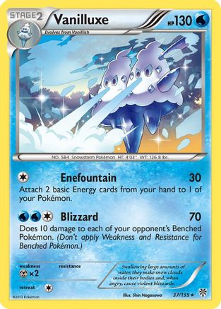 Vanilluxe 37/135 - Plasma Storm Reverse Holofoil