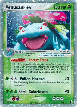 Venusaur ex 112/112 - FireRed & LeafGreen Holofoil