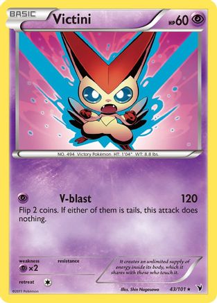 Victini 43/101 - Noble Victories Reverse Holofoil