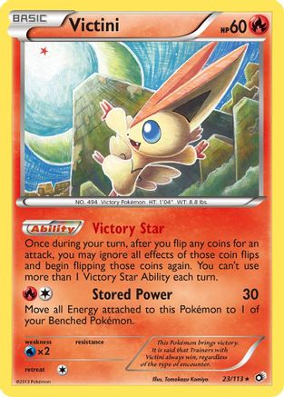 Victini 23/113 - Legendary Treasures Holofoil