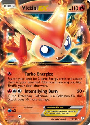 Victini-EX 18/135 - Plasma Storm Holofoil