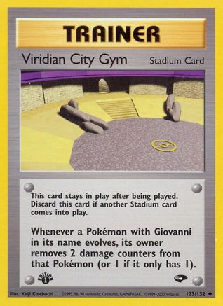 Viridian City Gym 123/132 - Gym Challenge Unlimited