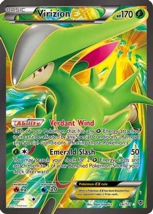 Virizion-EX 96/101 - Plasma Blast Holofoil