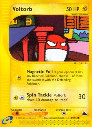 Voltorb 113/144 - Skyridge Reverse Holofoil