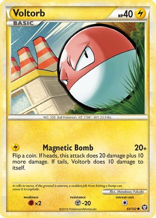 Voltorb 83/102 - HSTriumphant Reverse Holofoil