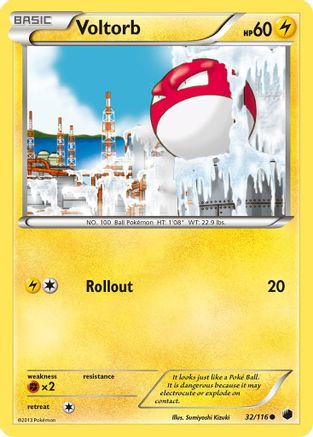 Voltorb 32/116 - Plasma Freeze Reverse Holofoil