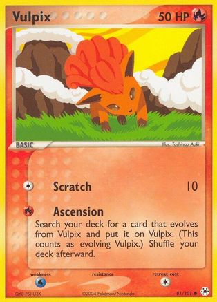 Vulpix 81/101 - Hidden Legends Reverse Holofoil