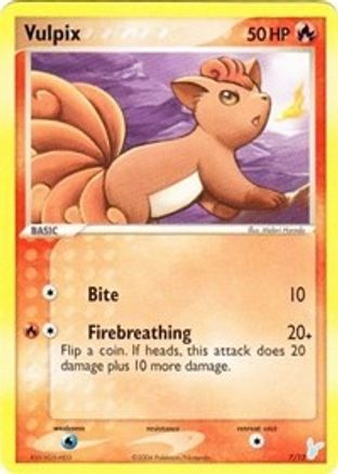 Vulpix 7/12 - EX Trainer Kit 2 Minun