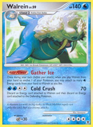 Walrein 36/111 - Rising Rivals Reverse Holofoil