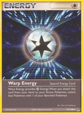 Warp Energy 91/108 - Power Keepers Reverse Holofoil