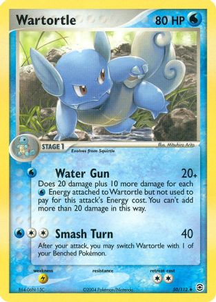 Wartortle 50/112 - FireRed & LeafGreen Reverse Holofoil