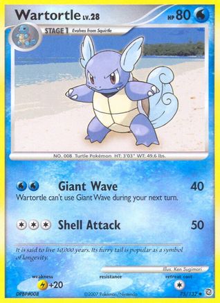 Wartortle 75/132 - Secret Wonders