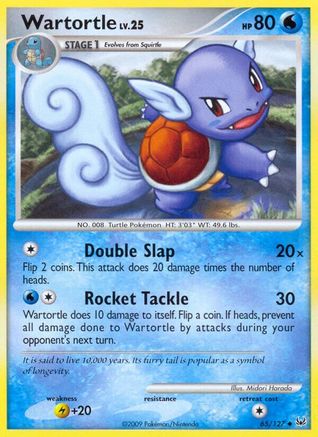 Wartortle 65/127 - Platinum Reverse Holofoil