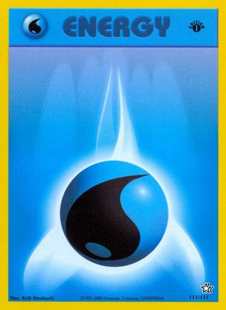 Water Energy 111/111 - Neo Genesis 1st Edition