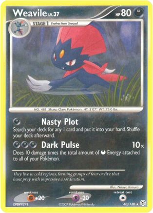 Weavile 40/130 - Diamond & Pearl