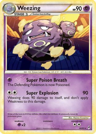 Weezing 38/95 - Call of Legends Reverse Holofoil