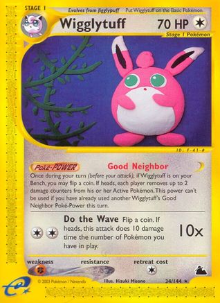 Wigglytuff 34/144 - Skyridge Reverse Holofoil