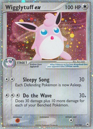 Wigglytuff ex 101/101 - Hidden Legends Holofoil