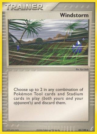 Windstorm 85/100 - Crystal Guardians Reverse Holofoil